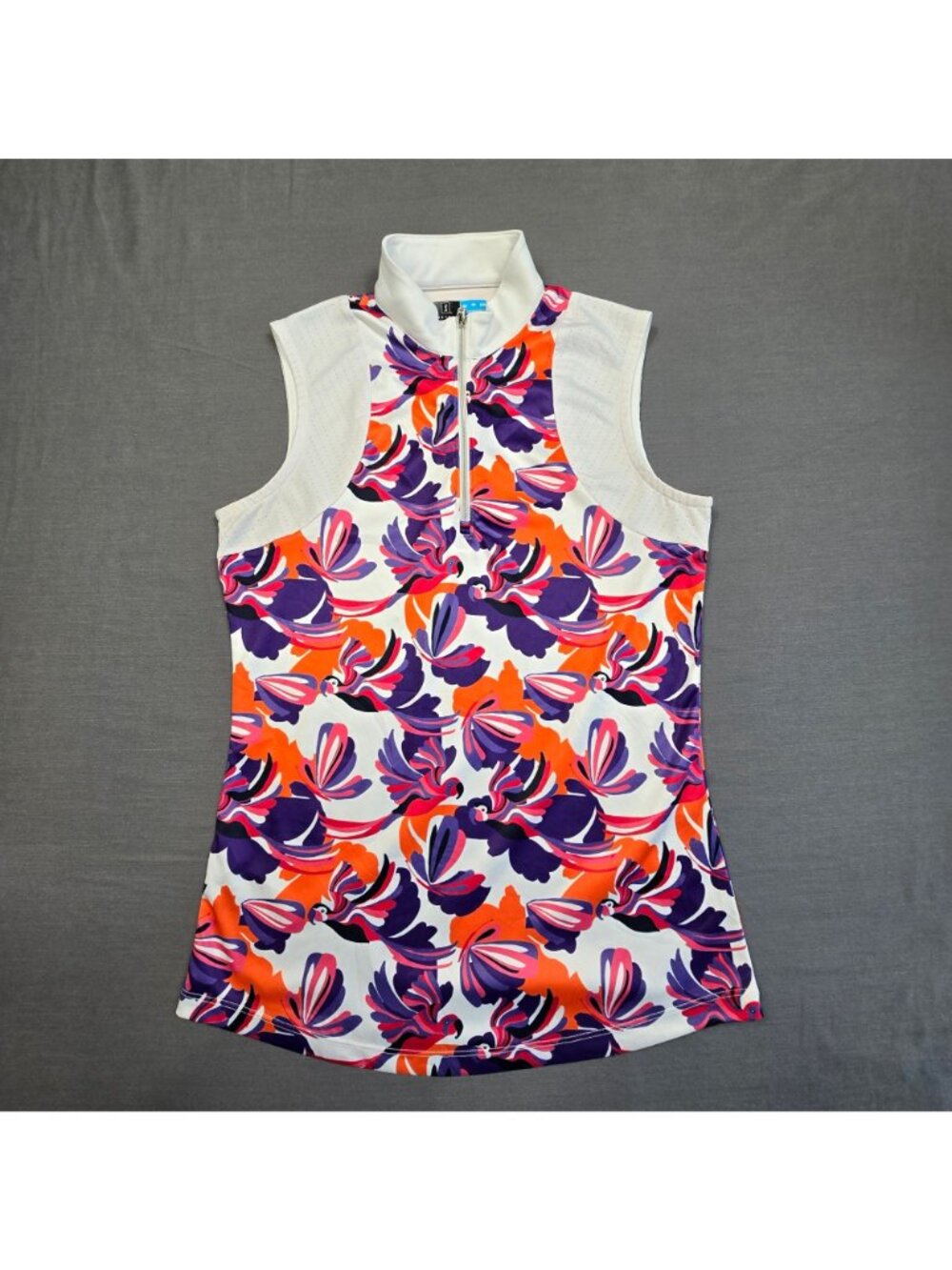 PGA Tour XS Golf Tank Top Shirt Skort Floral Tropical Stretch Athletic Set - Picture 2 of 10